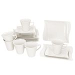 18tlg. Kaffeeservice IVORY aus Porzellan für 6 Personen_Bild_2