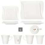 18tlg. Kaffeeservice IVORY aus Porzellan für 6 Personen_Bild_3