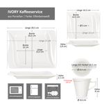 18tlg. Kaffeeservice IVORY aus Porzellan für 6 Personen_Bild_5