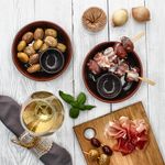 2er Set JUEGO Ton-Tapas Schale Ø 14cm dunkelbraun - 240733.3_Bild_3