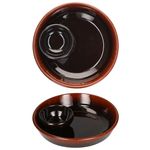2er Set JUEGO Ton-Tapas Schale Ø 14cm dunkelbraun - 240733.3_Bild_4