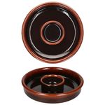 2er Set JUEGO Ton-Tapas Schale Ø 17cm dunkelbraun - 240733.4_Bild_4