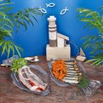 2er Set OSLO Fischplatte Größe M aus Glas - TT11192_Bild_3