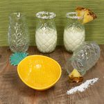 5tlg Party-Set PINA 4x Colada Gläser & 1x Schale mit Ananas-Relief – 4x 992427 & 1x PIYG3022_Bild_3