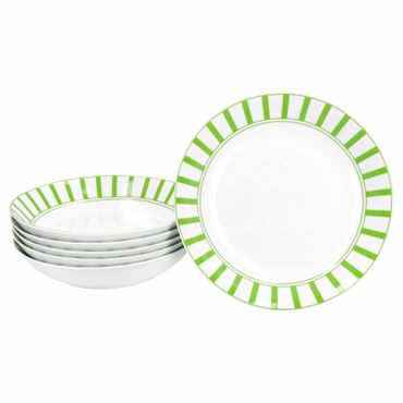 MamboCat 6er Set Porzellan Serie Split GRÜN