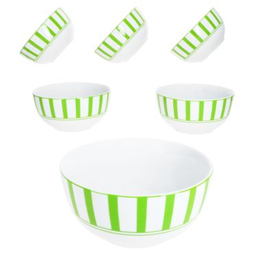 MamboCat 6er Set Porzellan Serie Split GRÜN