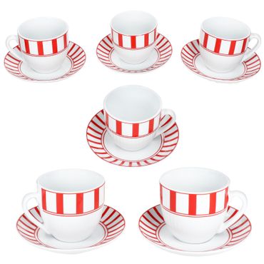 MamboCat 6er Set Porzellan Serie Split ROT_Bild_46