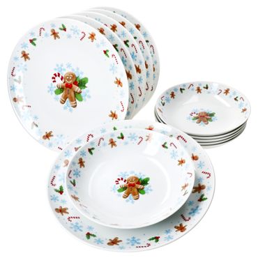 12tlg Tafelservice Candyman aus Porzellan_Bild_2