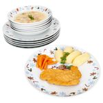 12tlg Tafelservice Candyman aus Porzellan_Bild_1