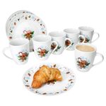 12tlg Frühstücksset Candyman aus Porzellan_Bild_2