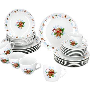 30tlg Kombiservice Candyman aus Porzellan_Bild_1