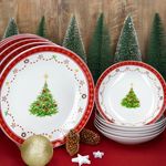 12tlg Tafelservice Weihnachtstraum aus Porzellan für 6 Personen_Bild_3