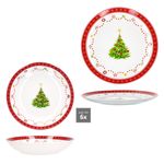 12tlg Tafelservice Weihnachtstraum aus Porzellan für 6 Personen_Bild_4