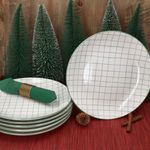 6er Set Holly Speiseteller Steingut für 6 Personen - 23105840_Bild_3