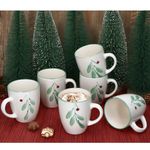 6er Set Holly Kaffeebecher Steingut für 6 Personen - 23105864_Bild_3
