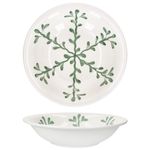 6er Set Wald grün Suppenteller Steingut für 6 Personen - 23105888_Bild_4