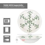 6er Set Wald grün Suppenteller Steingut für 6 Personen - 23105888_Bild_6