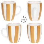 6er Set Wald ocker Kaffeebecher Steingut für 6 Personen - 23105934_Bild_4