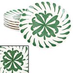 6er Set Wald grün Kuchenteller Steingut für 6 Personen - 23105882_Bild_2
