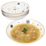 6er Set Stars schwarz-gold Suppenteller Steingut für 6 Personen - 23108248_Bild_2