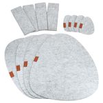 12tlg ALOIS Tisch-Set hellgrau aus Filz für 4 Personen - 641-120_Bild_1