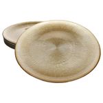 6er Set Kairo Gold Speiseteller aus Glas für 6 Personen - 23108340_Bild_1