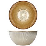 6er Set Kairo Gold Müslischale aus Glas für 6 Personen - 23108323_Bild_3