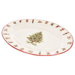 Maestro Natale Weihnachten ovale Platte aus Keramik - 1400/45_Bild_2