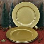 6er Set Platzteller Gold GLITZER Kunststoff - 22283318 _Bild_3