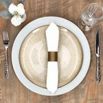 6er Set Platzteller Silber GLITZER Kunststoff - 22283322_Bild_5