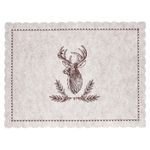6er Set Tischset Alois mit Hirsch beige aus Filz - 23099364_Bild_4