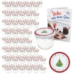 100er Set Sturzglas 230 ml To 82 Weihnachtstraum Deckel incl. Rezeptheft_Bild_2