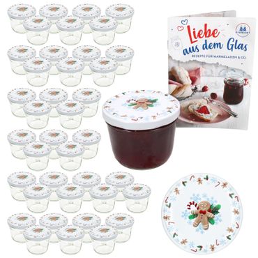 40er Set Sturzglas 230 ml To 82 Candyman Deckel incl. Rezeptheft_Bild_1