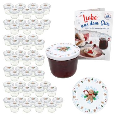 50er Set Sturzglas 230 ml To 82 Candyman Deckel incl. Rezeptheft_Bild_1