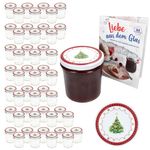 50er Set Sturzglas 350 ml To 82 Weihnachtstraum Deckel incl. Rezeptheft_Bild_1