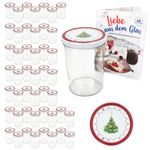 50er Set Sturzglas 435 ml To 82 Weihnachtstraum Deckel incl. Rezeptheft_Bild_2