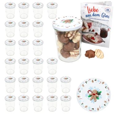 25er Set Sturzglas 435 ml To 82 Candyman Deckel incl. Rezeptheft_Bild_1