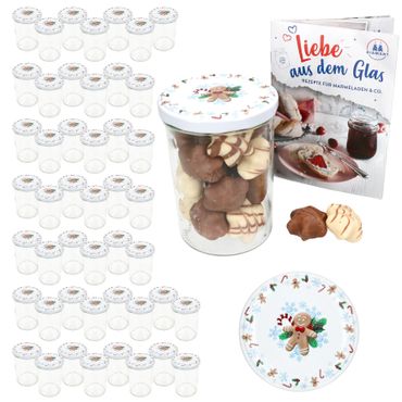 50er Set Sturzglas 435 ml To 82 Candyman Deckel incl. Rezeptheft_Bild_1