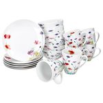 18tlg Frühstücksset MARIE Porzellan für 6 Personen_Bild_2