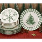 12tlg Tafelservice Wald grün Steingut für 6 Personen - 23105888 & 2310587_Bild_3