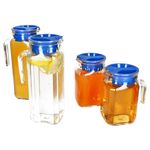 5L aus Glas mit blauem Kunststoff-Deckel – 2x 13109528S & 2x 13110035S_Bild_1