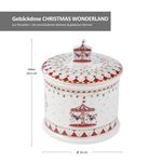 CHRISTMAS WONDERLAND Keksdose aus Porzellan - R1328#CHWO_Bild_4
