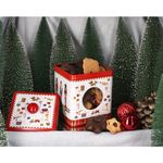 Gebäckdose VINTAGE NUTCRACKER viereckig aus Metall - R0092#VNUT_Bild_3