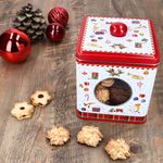 Gebäckdose VINTAGE NUTCRACKER viereckig aus Metall - R0092#VNUT_Bild_6