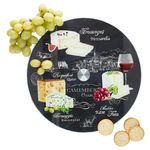 WORLD OF CHEESE drehbare Käseplatte aus Glas - R0441#WOCH_Bild_5