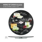 WORLD OF CHEESE drehbare Käseplatte aus Glas - R0441#WOCH_Bild_6