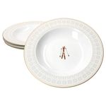 4er Set CHALET Suppenteller aus Porzellan - R0943#CHAL_Bild_1