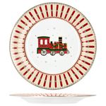 4er Set POLAR TRAIN Kuchenteller aus Porzellan - R0944#EXPR_Bild_3