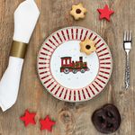 4er Set POLAR TRAIN Kuchenteller aus Porzellan - R0944#EXPR_Bild_4