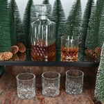 5tlg Whilly Whisky Set - 1x Dekanter + 4x Gläser aus Glas - 13091_Bild_3
